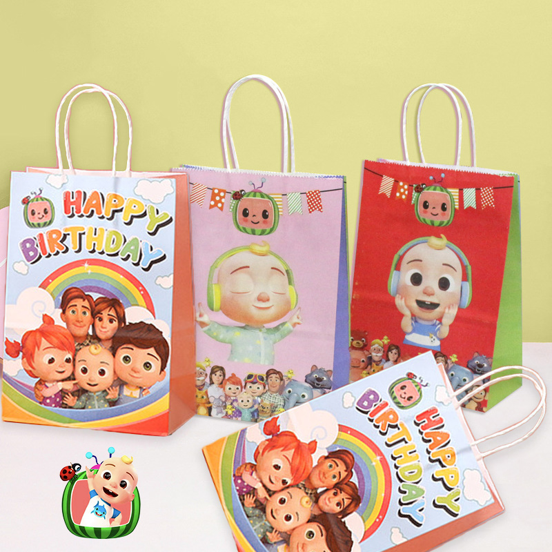 Event Supplies - Cocomelons – ensemble de sacs cadeaux