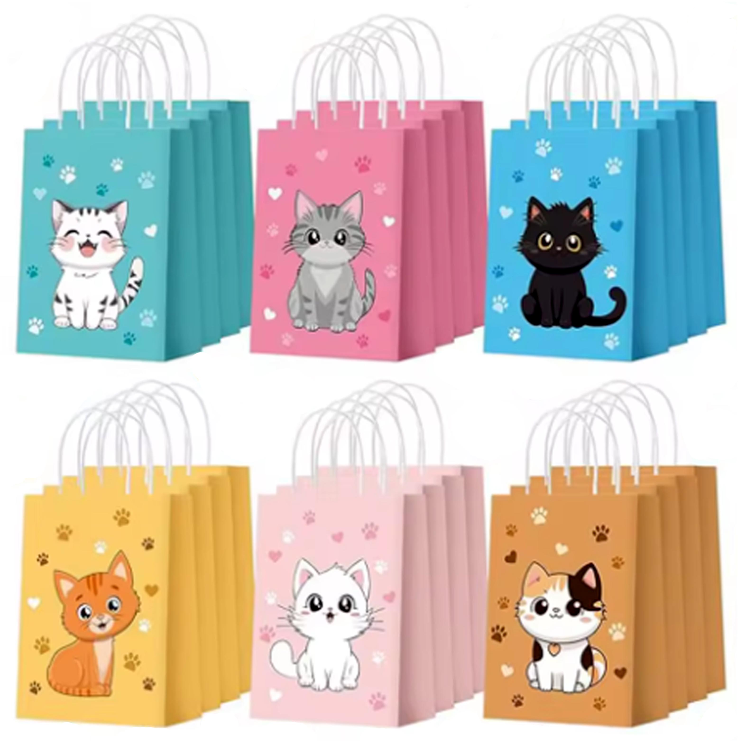 Event Party Shop - Sacs cadeaux en papier imprimés chat