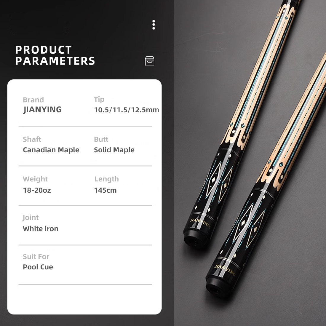 Queue de billard Jianying, que - Centerpiece Stick avis et prix