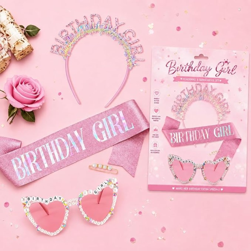 Ensemble 3 pièces : Écharpe d' - Birthday Sash Glitter avis et prix