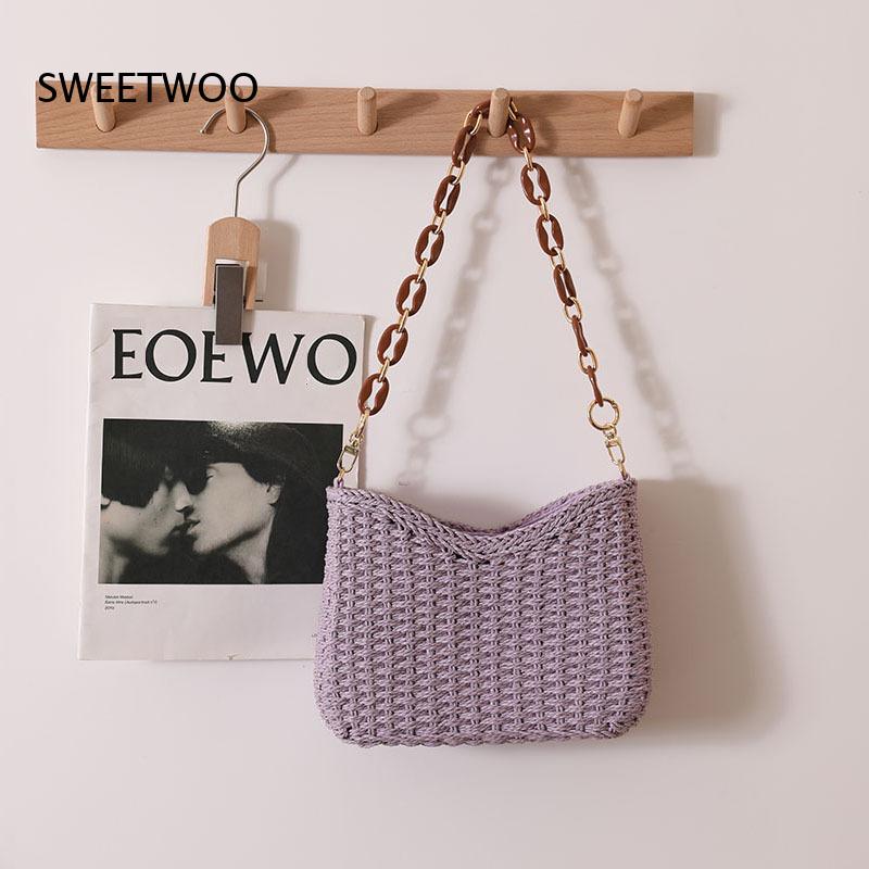 Sac à bandoulière en paille tr - Paper Straw Color avis et prix