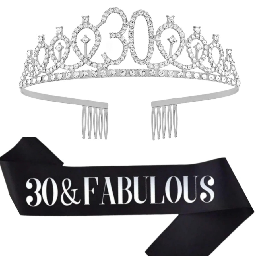 Couronne de Tiara Scintillante - Birthday Sash Glitter avis et prix