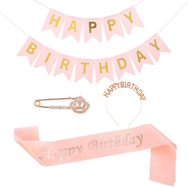 Décorations fête d'anniversair - Birthday Sash Glitter avis et prix