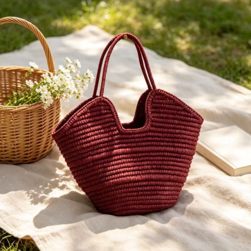 Sac fourre-tout tressé en pail - Paper Straw Color avis et prix