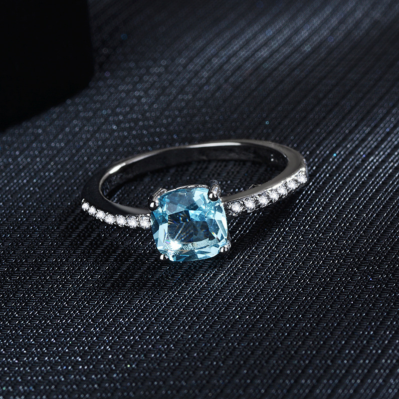 WOSIKATE luxe bleu carré topaz - Event Z avis et prix