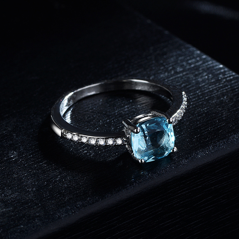 WOSIKATE luxe bleu carré topaz - Event Z avis et prix