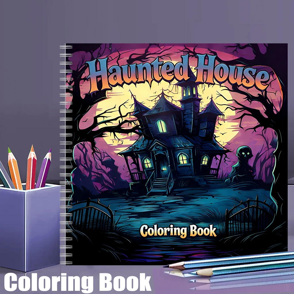 Livre de coloriage Maison Hant - Event Supplies avis et prix