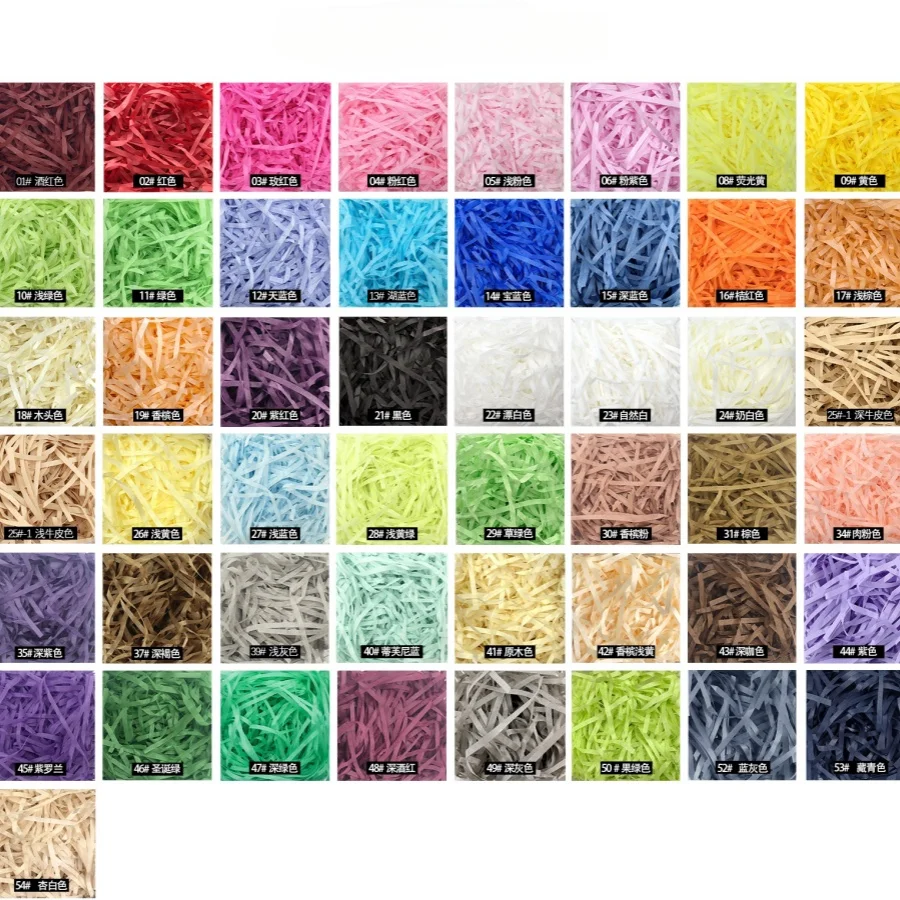 100g raphi coloré déchiqueté f - Paper Straw Color avis et prix