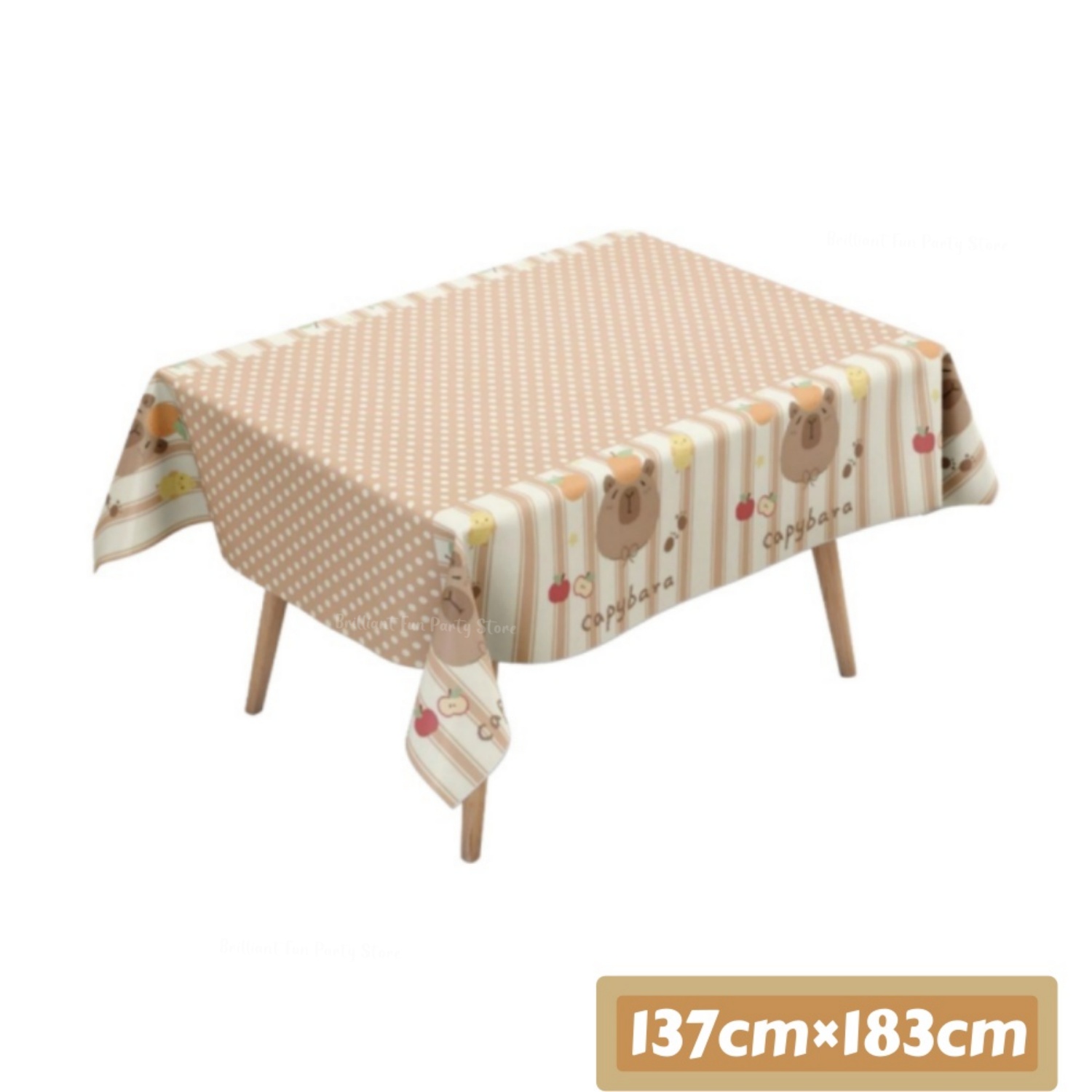 Nappe Capybara mignonne pour e - Table Cloth Disposable avis et prix